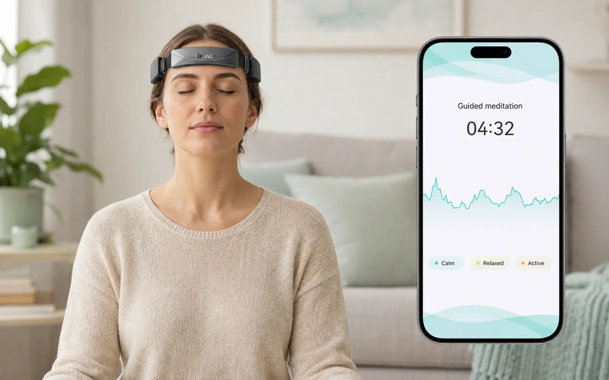 Real-time SereniBrain neurofeedback during a practice session